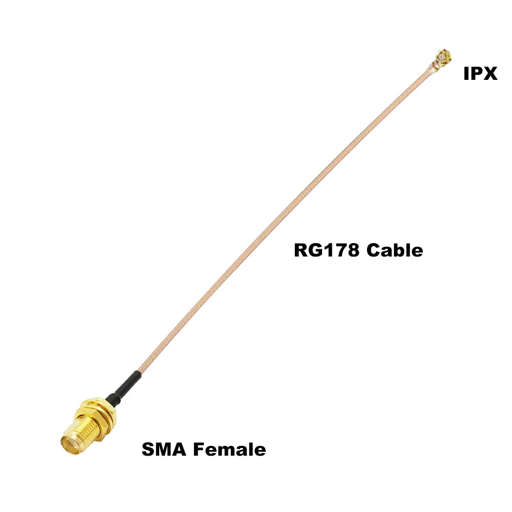 SMA,RP SMA to U.FL/IPX pigtail with RG178 or 1.13