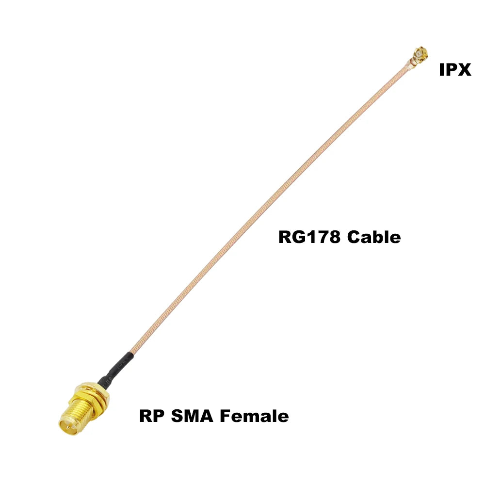 SMA,RP SMA to U.FL/IPX pigtail with RG178 or 1.13