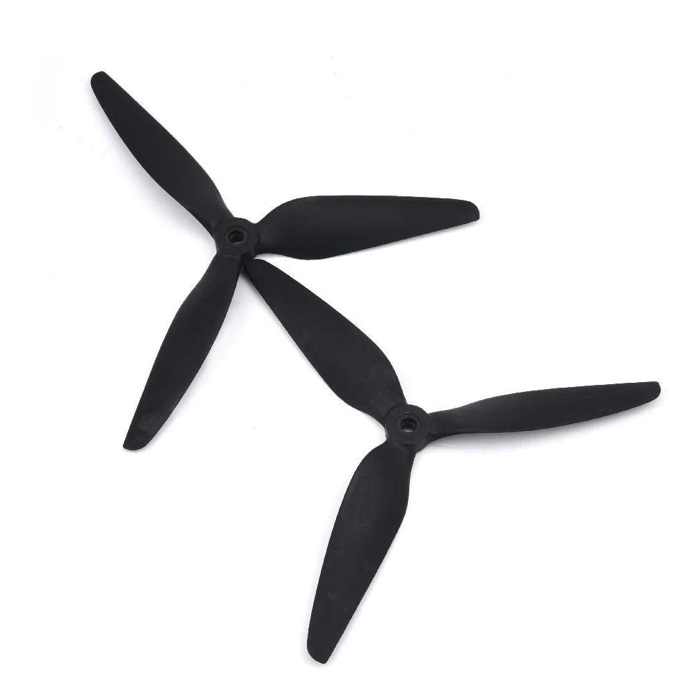 HQProp 8x4.5x3 8045 8x4x3 8inch CW CCW tri-blade Black-Glass Fiber Reinforced Nylon Propeller