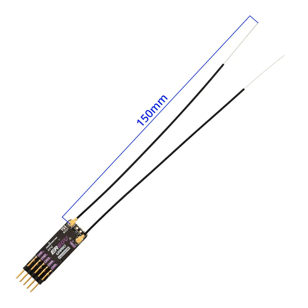 RadioMaster ER6GV Slim ExpressLRS CRSF PWM Dual Antenna RC Receiver