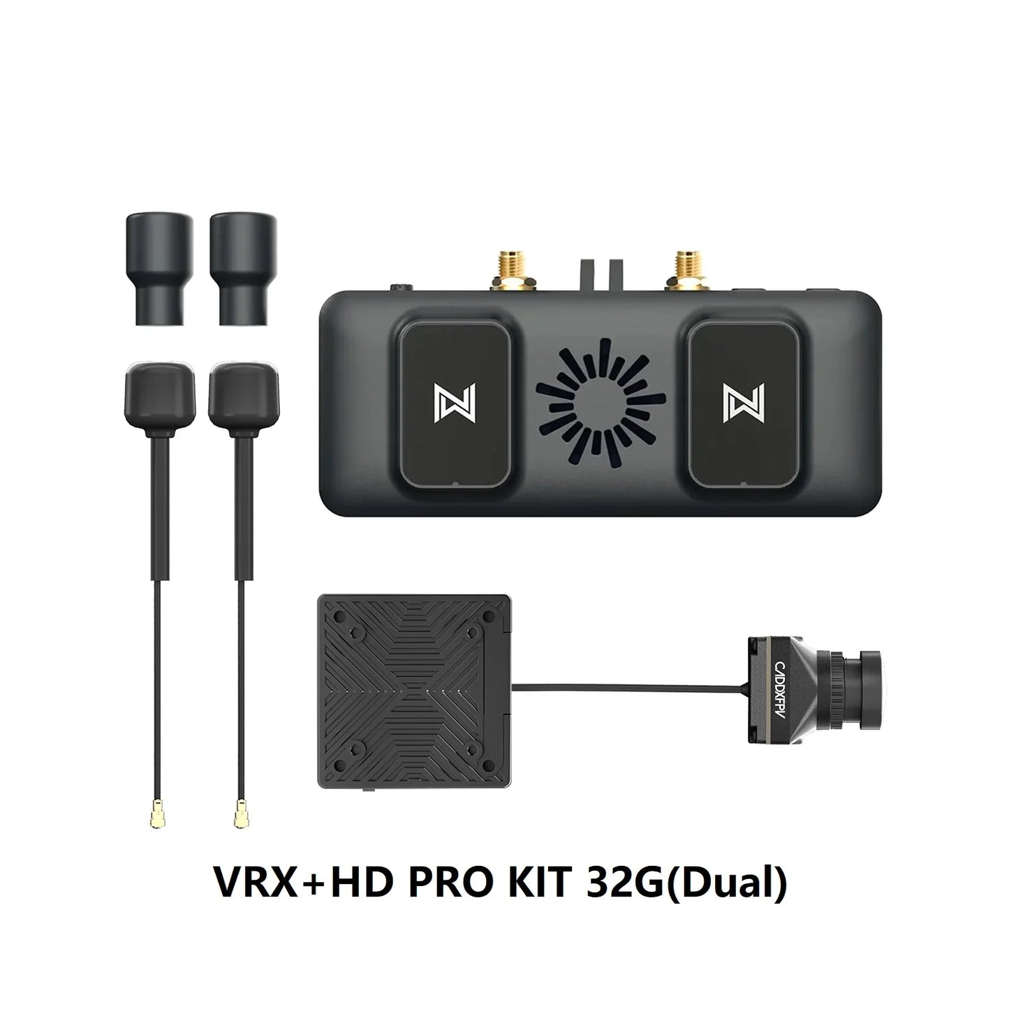 CADDX Walksnail VRX 4km 4 Antenna HDMI-Compatible 1080P/60FPS with or without vtx