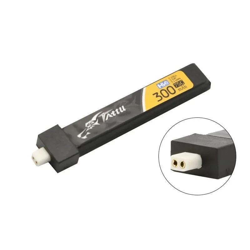 TATTU 1S 75C 300mAh 3.8V Lipo Battery