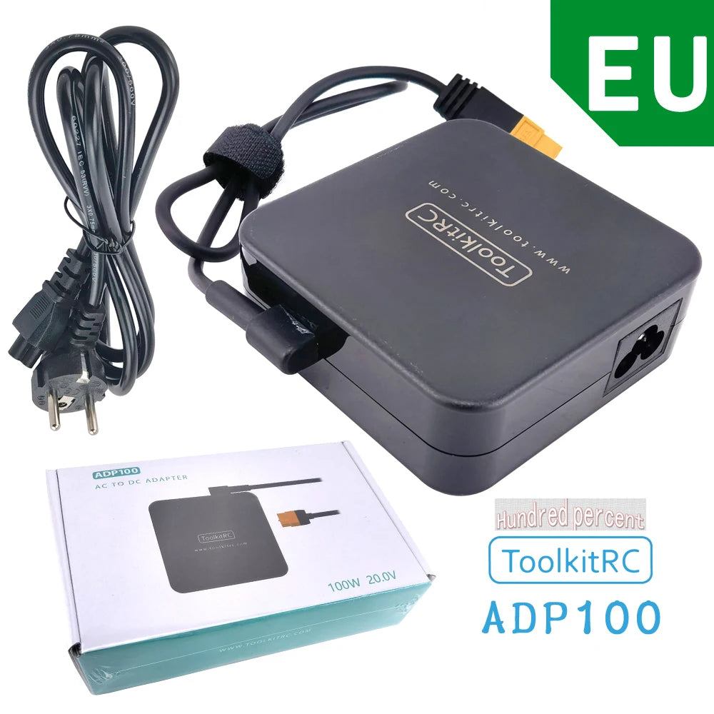 ToolKitRC ADP100 100W 20V Power Supply for Chargers With XT60