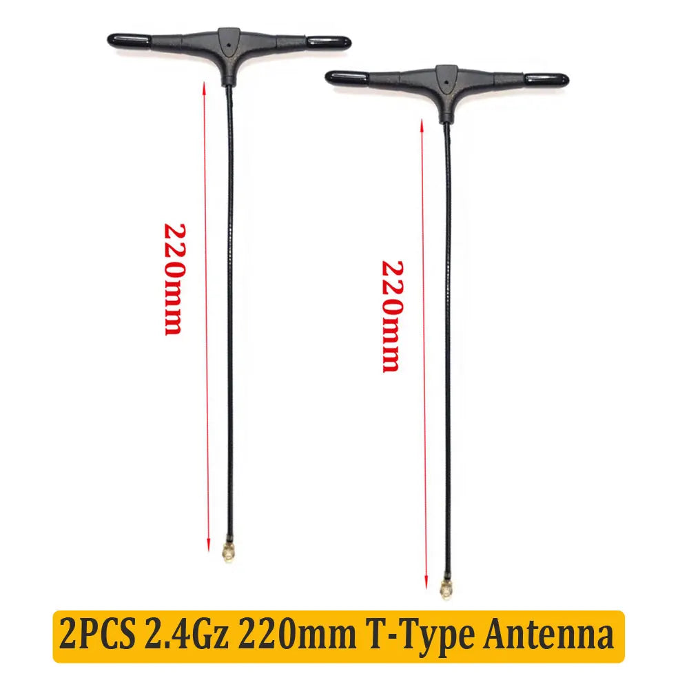 2PCS 2.4GHz T-Type Antenna IPEX1 UFL Connector