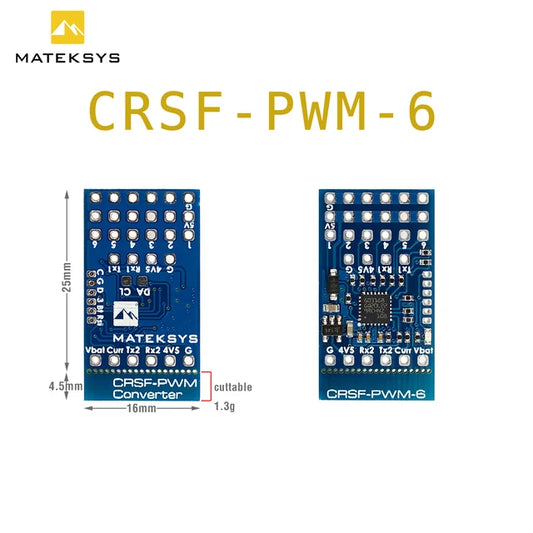 Crsf to Pwm (Crossfire or Elrs)