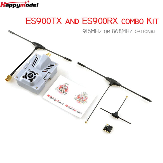 Happymodel ELRS Micro ES900RX（Receiver）ES900TX（Module）Combo Kit 915MHz ExpressLRS Firmware Module For RC FPV Drone