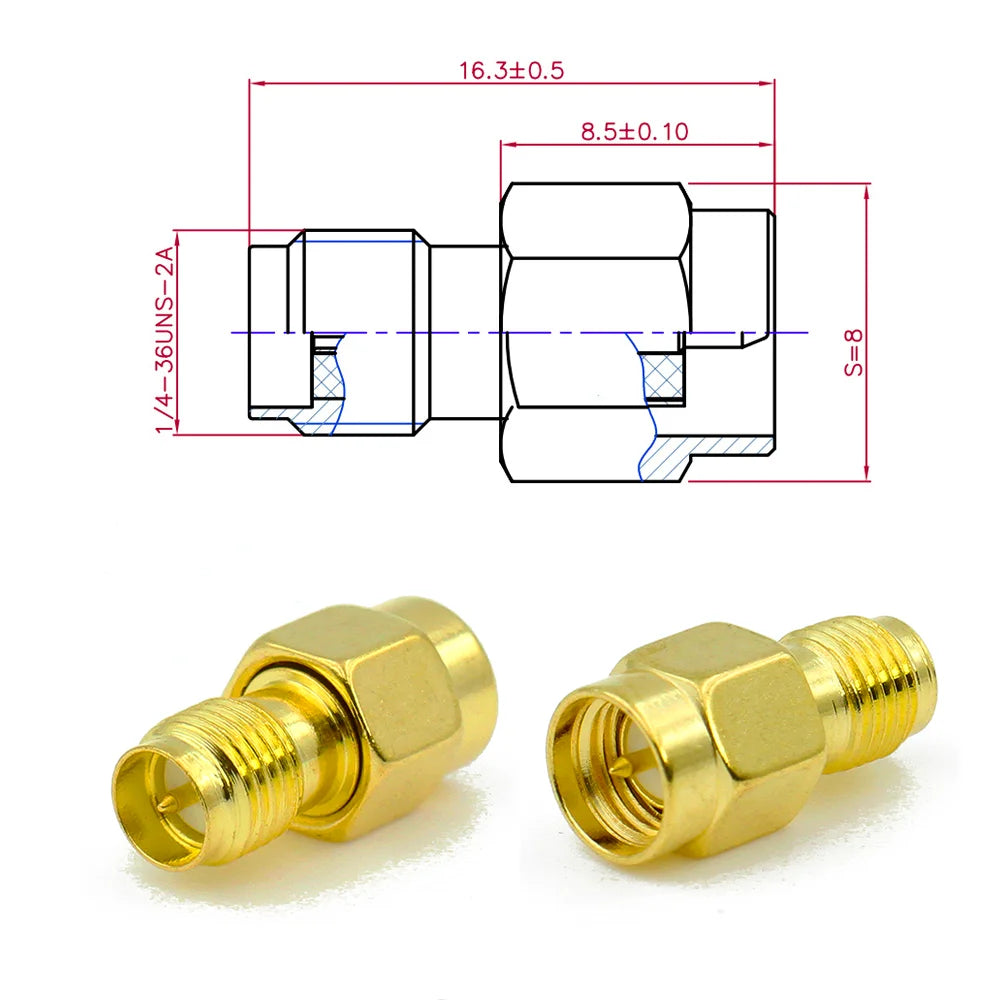 Coaxial Adapter  SMA to RP SMA