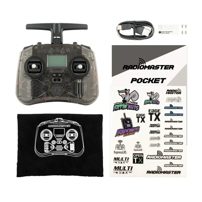 Radiomaster Pocket EdgeTX 2.4G Radio Controller (Mode2 Left-handed Throttle ) CC2500 / ELRS