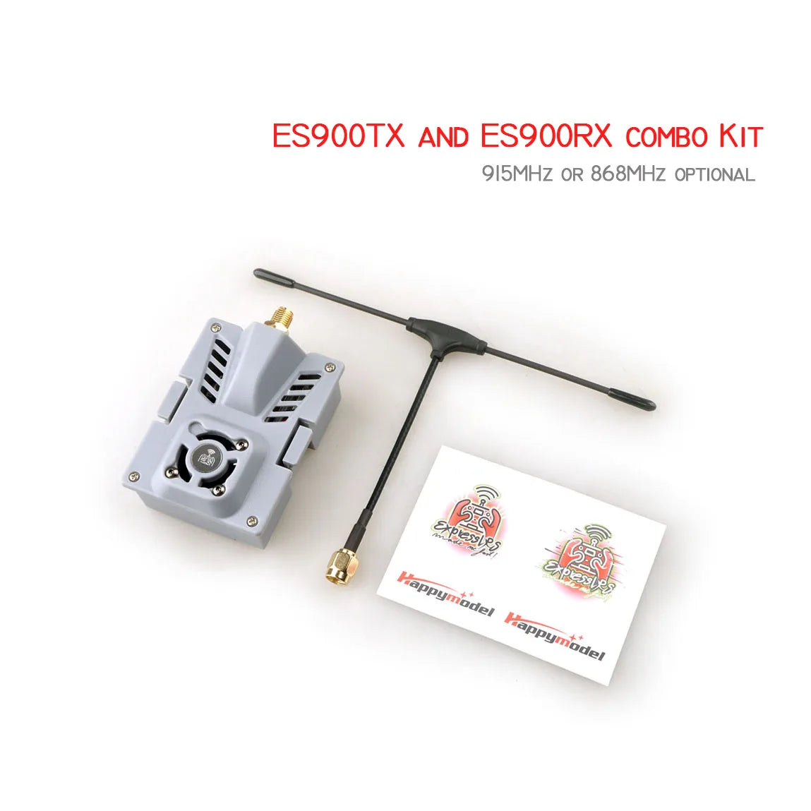 Happymodel ELRS Micro ES900RX（Receiver）ES900TX（Module）Combo Kit 915MHz ExpressLRS Firmware Module For RC FPV Drone