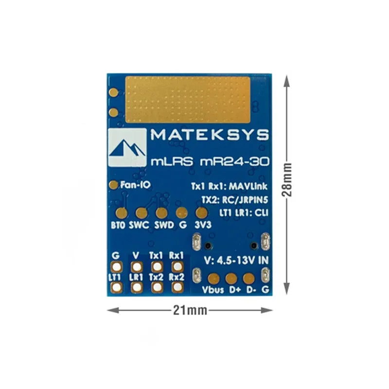 MATEKSYS MLRS MAVLINK 2.4GHZ TX MODULE KIT MR24-30-TX / RECEIVER MR24-30