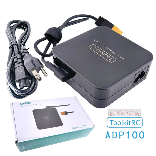 ToolKitRC ADP100 100W 20V Power Supply for Chargers With XT60